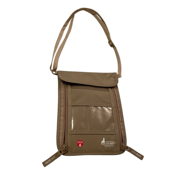 Alpha Keeper RFID Blocking Neck Wallet - Picture 2 of 10